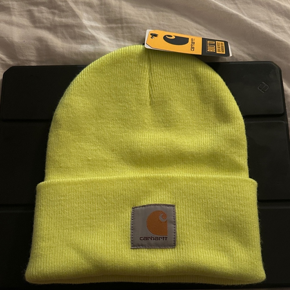 Carhartt Bright Yellow Knit Beanie